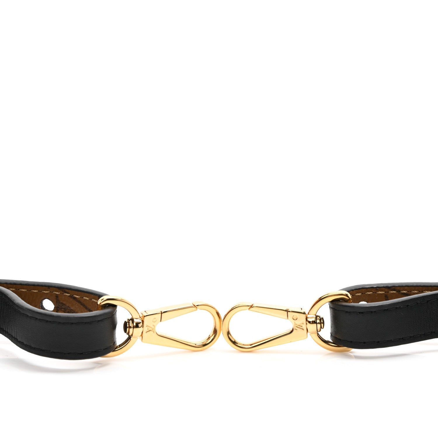 Louis Vuitton Reverse Monogram Bandouliere Shoulder Strap XL Black 3 of 5