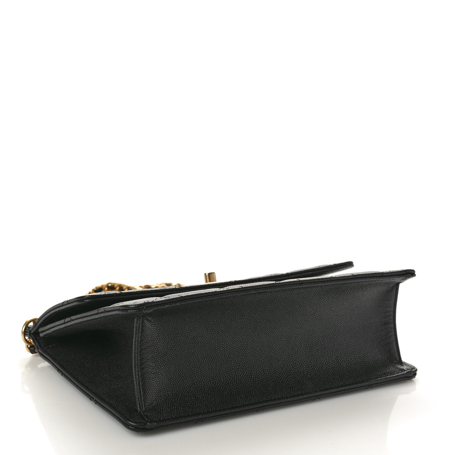 Chanel Caviar Quilted Chain Frame Flap Black 3 of 9