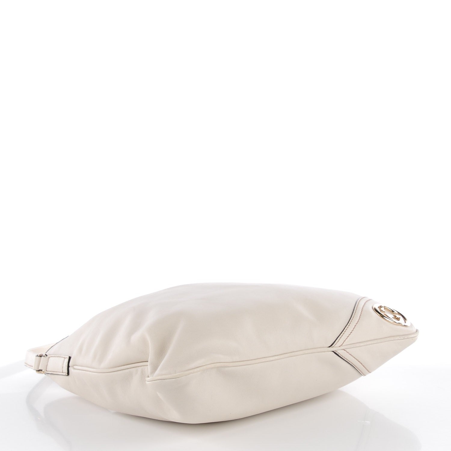 Gucci Calfskin Medium New Britt Hobo Off White 4 of 7