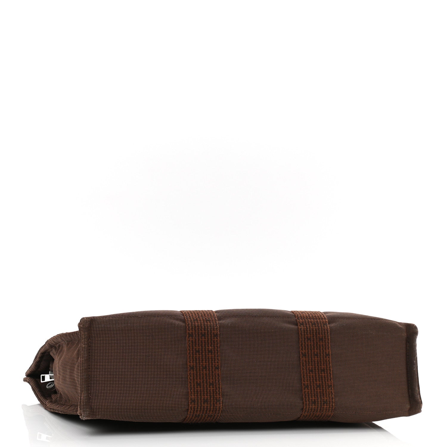 Hermes Canvas Herline GM Tote Brown 4 of 9
