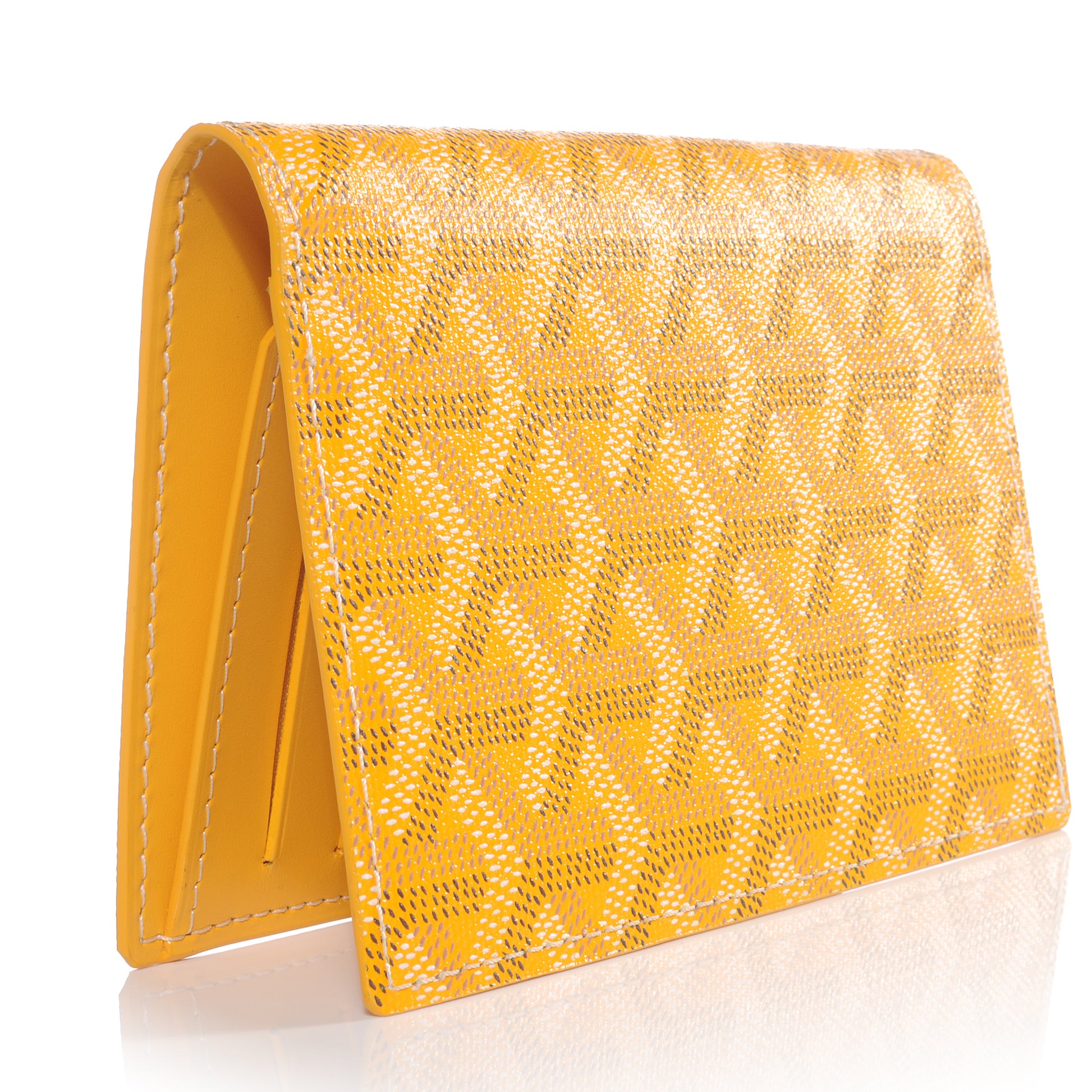 Goyard Goyardine Passport Wallet Yellow 3 of 6