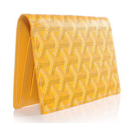 Goyard Goyardine Passport Wallet Yellow 3 of 6