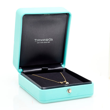 Tiffany 18K Yellow Gold Diamond Paloma Picasso Double Loving Heart Pendant Necklace 6 of 6