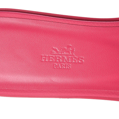 Hermes Epsom Oran Sandals 39 Rouge Azalee 7 of 9
