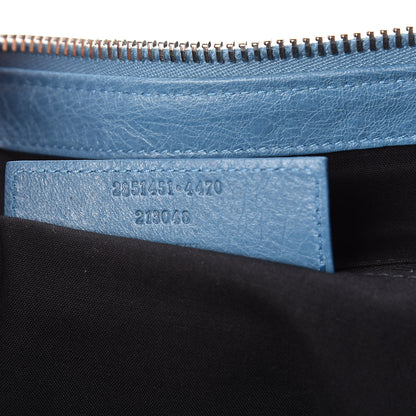 Balenciaga Agneau Giant 12 Silver Hardware Work Bleu Indigo 7 of 9