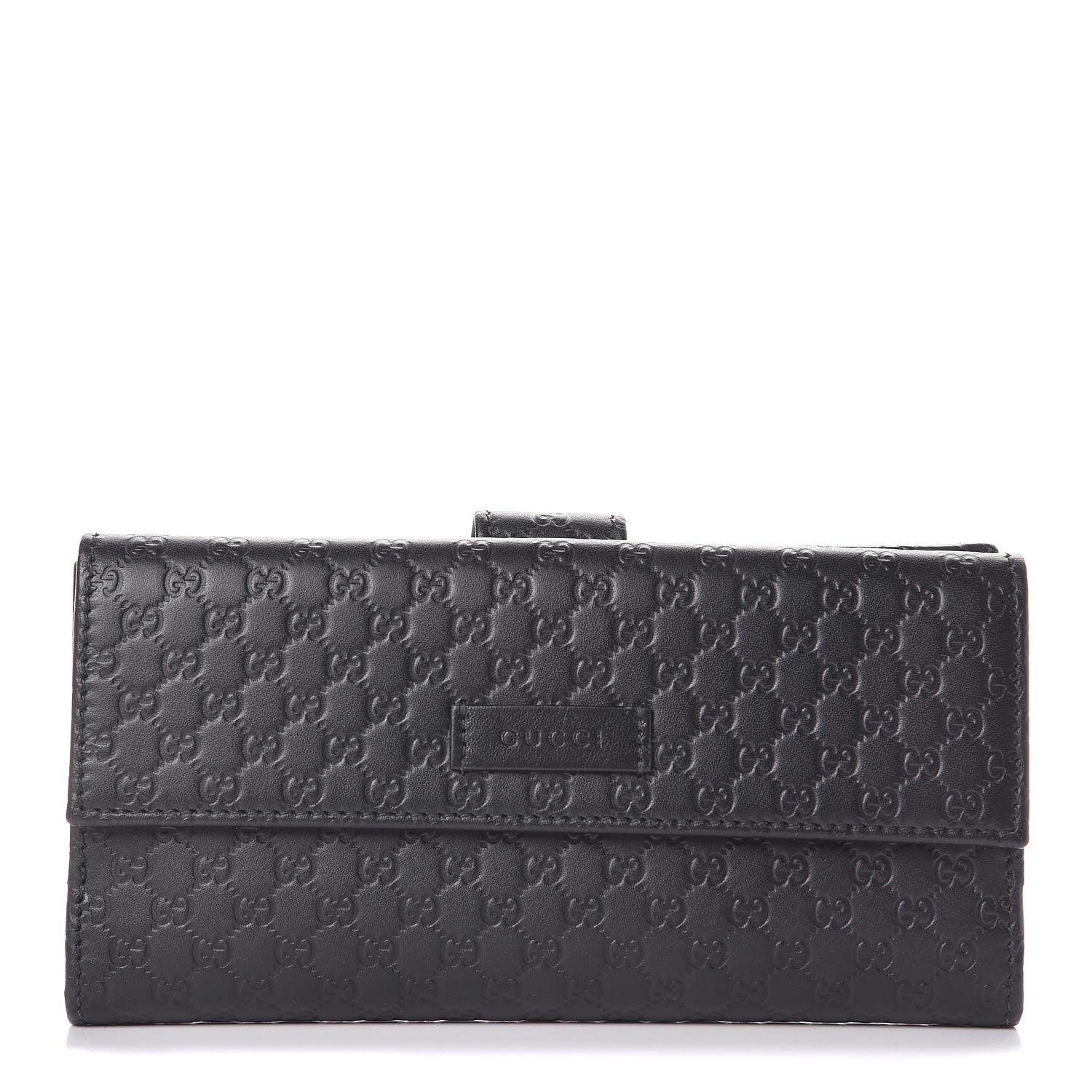 Gucci Microguccissima Continental Flap Wallet Black 1 of 11