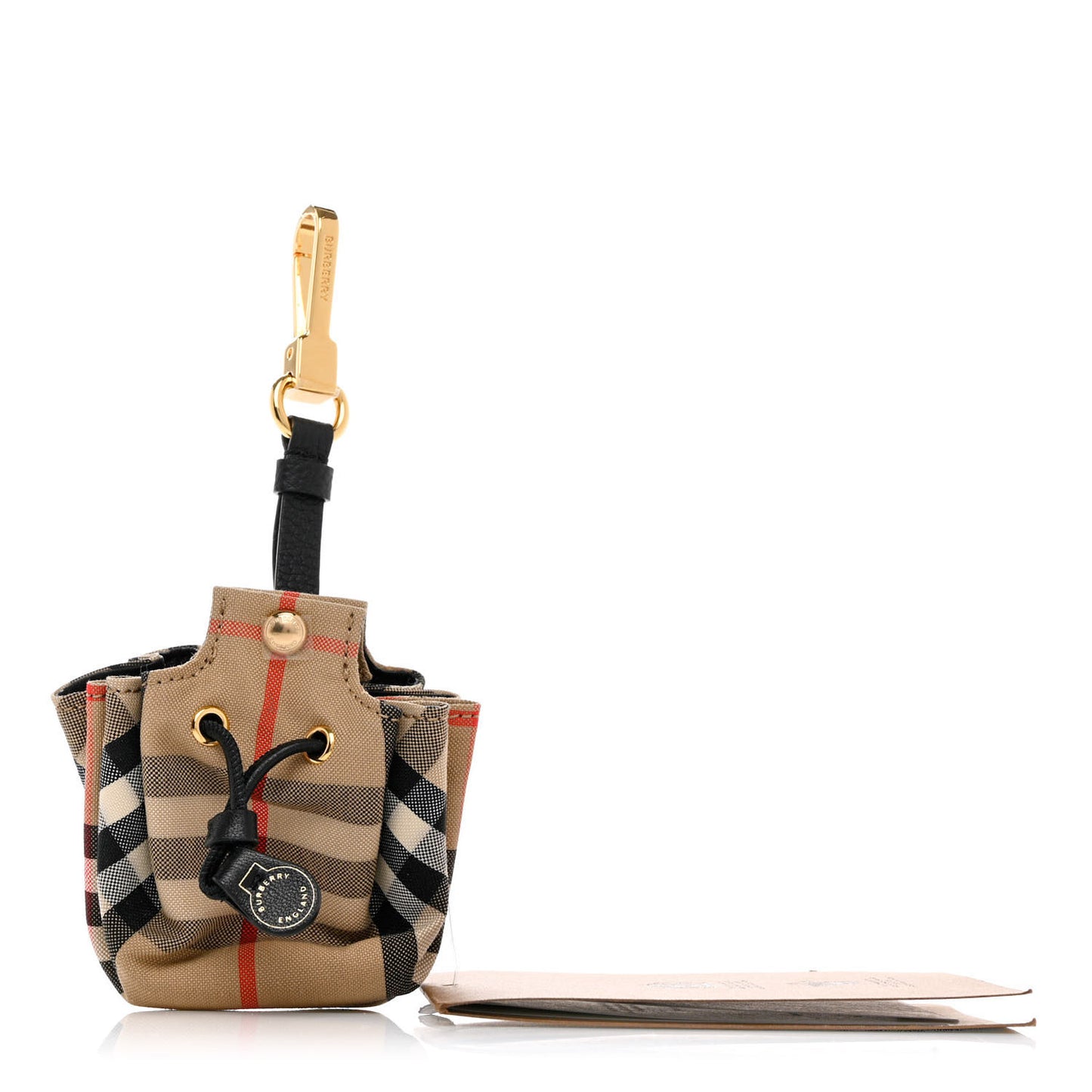 Vintage Check Key Charm