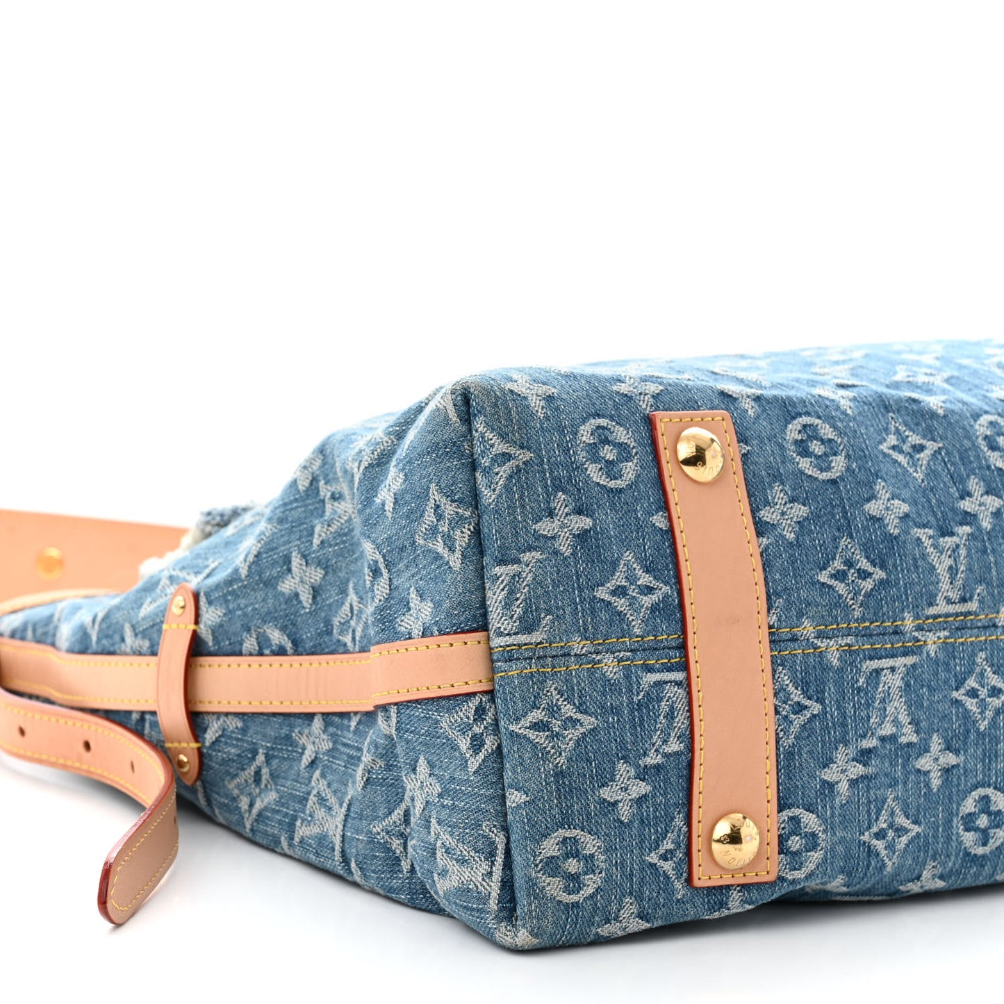 Monogram Denim CarryAll MM Blue