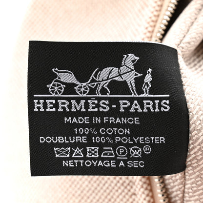 Hermes Canvas Small Bride-A-Brac Pouch Natural Orange 6 of 7