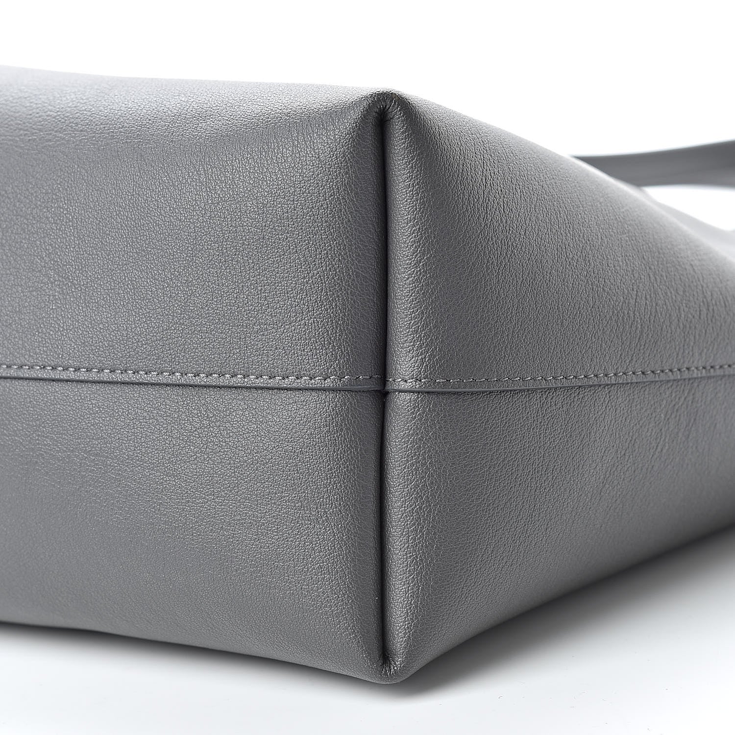 Saint Laurent Calfskin Large Shopping Tote Dark Grey 11 of 11