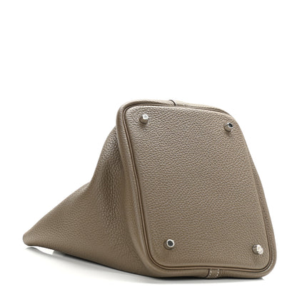 Hermes Taurillon Clemence Picotin Lock 22 MM Etoupe 4 of 10