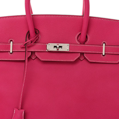 Hermes Epsom Birkin 35 Rose Tyrien 8 of 12