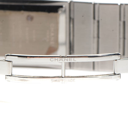 Chanel Stainless Steel Diamond 24mm Chocolat Digital Quartz Watch 5 of 8