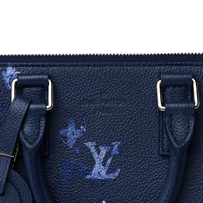 Louis Vuitton Monogram Ink Watercolor Sac Plat Zippé Blue 10 of 16