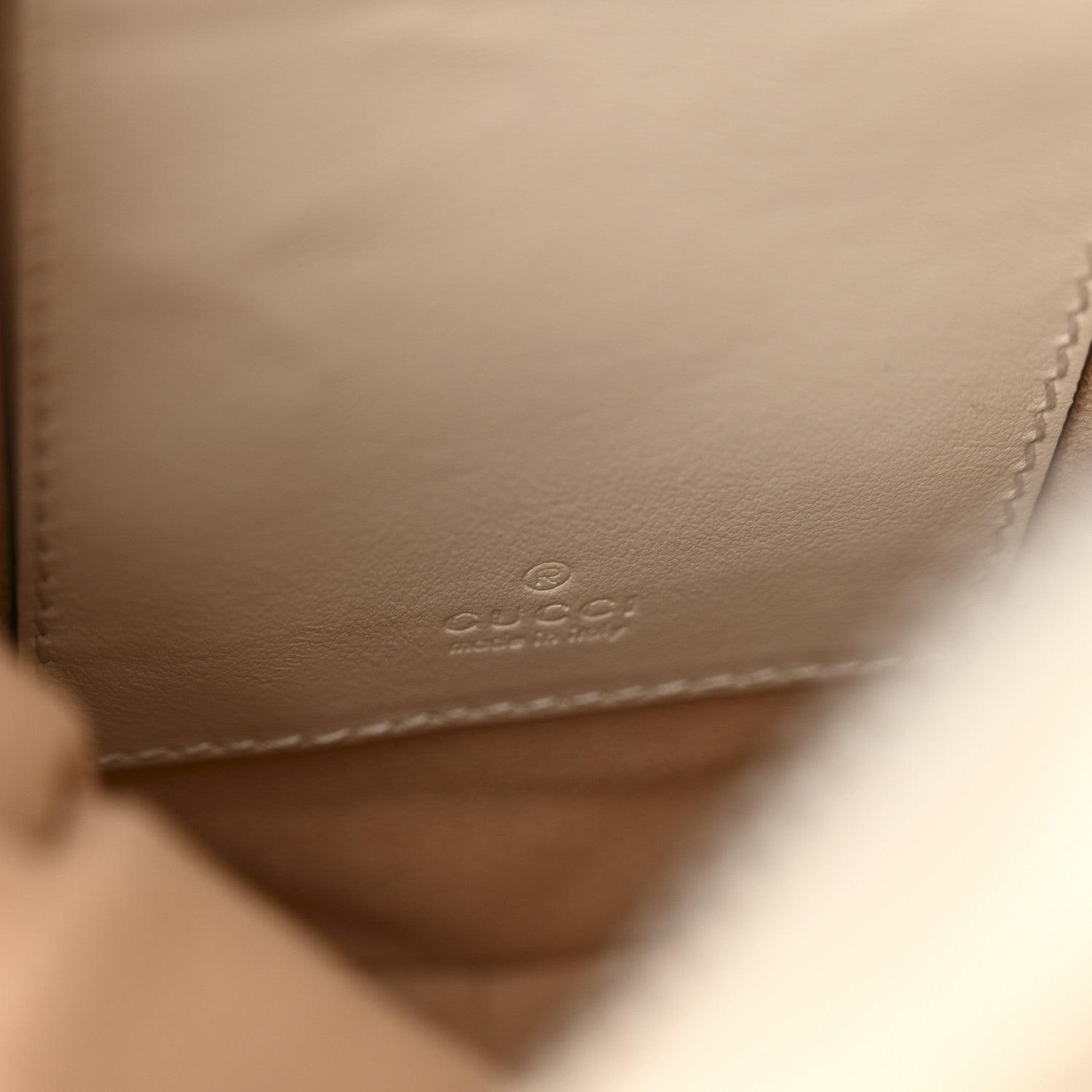Gucci Calfskin Matelasse Mini GG Marmont Crossbody Bag White 7 of 10
