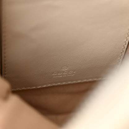 Gucci Calfskin Matelasse Mini GG Marmont Crossbody Bag White 7 of 10