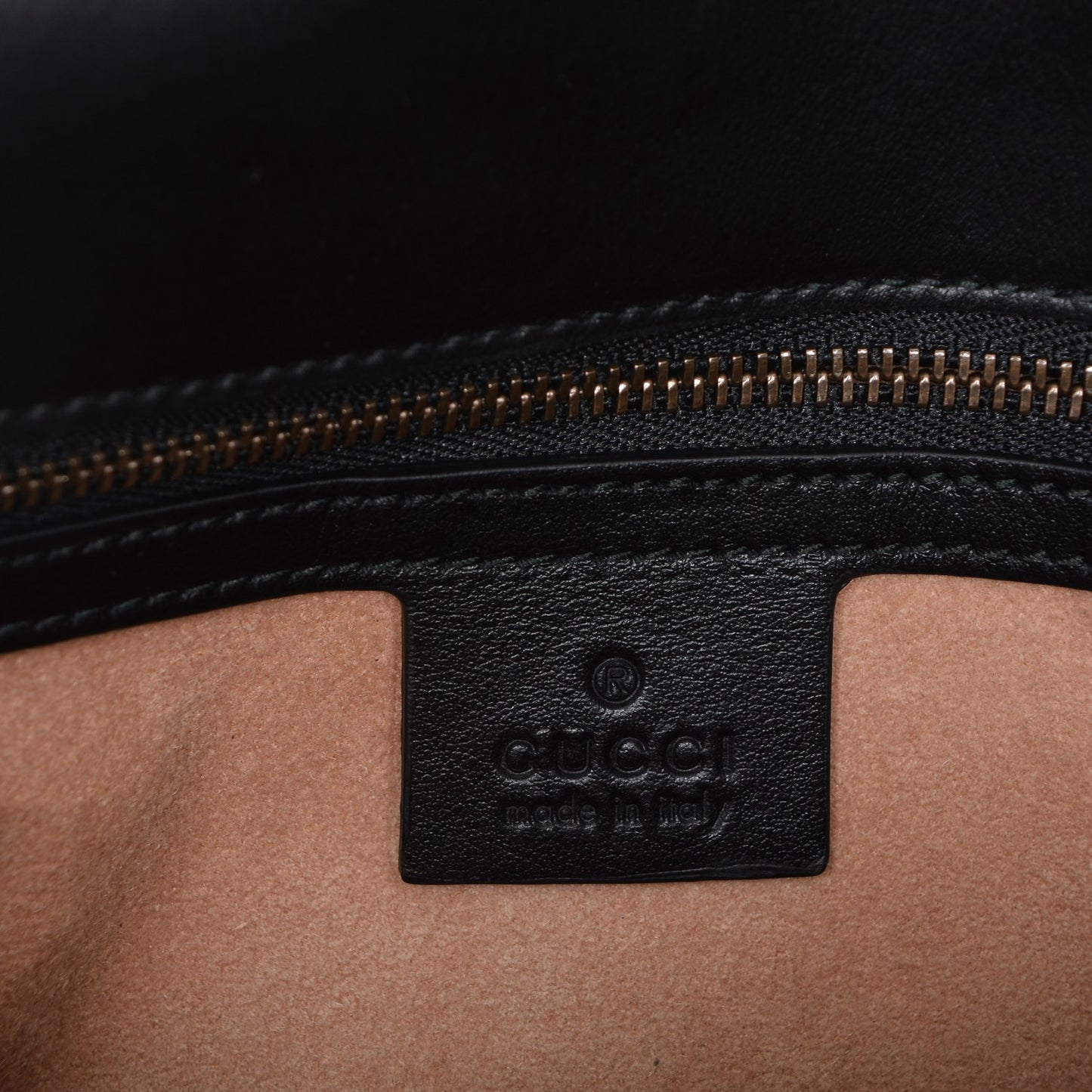 Calfskin Matelasse Small GG Marmont Shoulder Bag Black