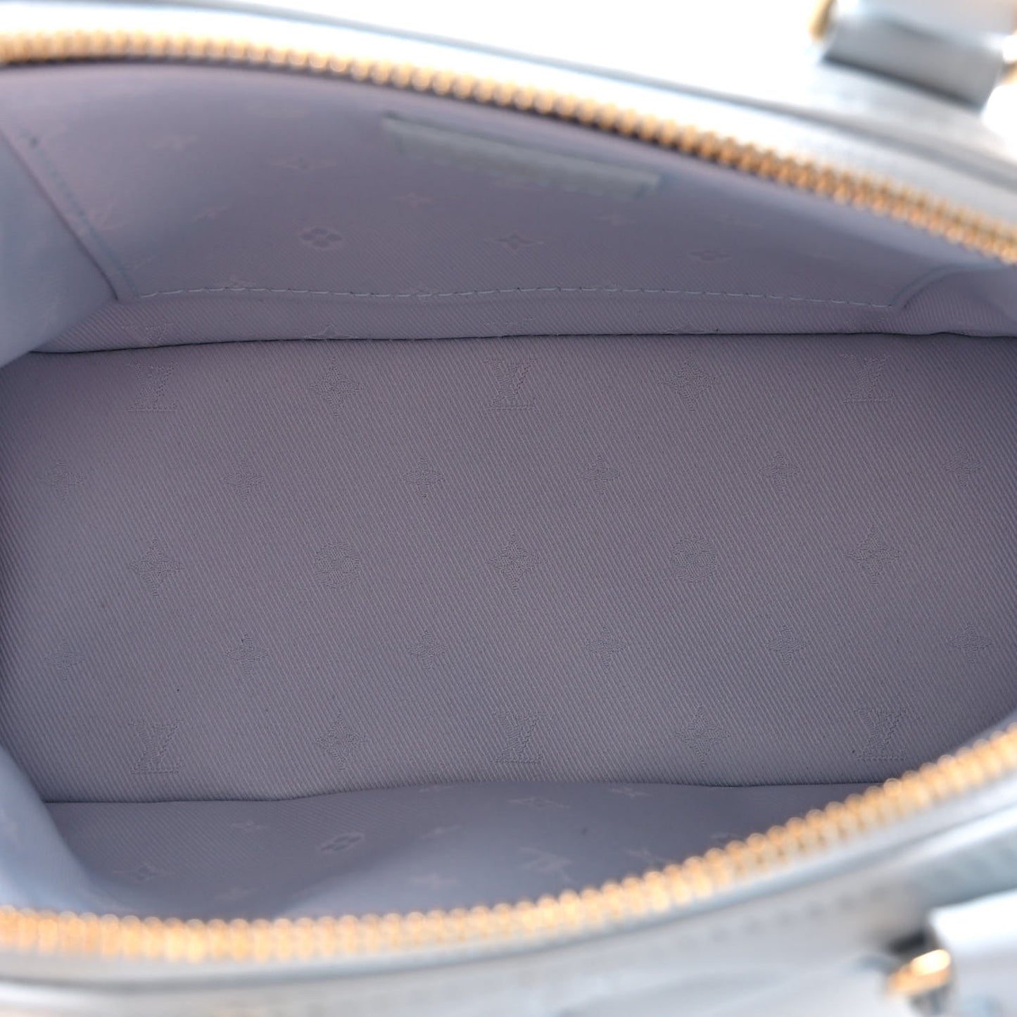 Calfskin Bubblegram Alma BB Ice Blue