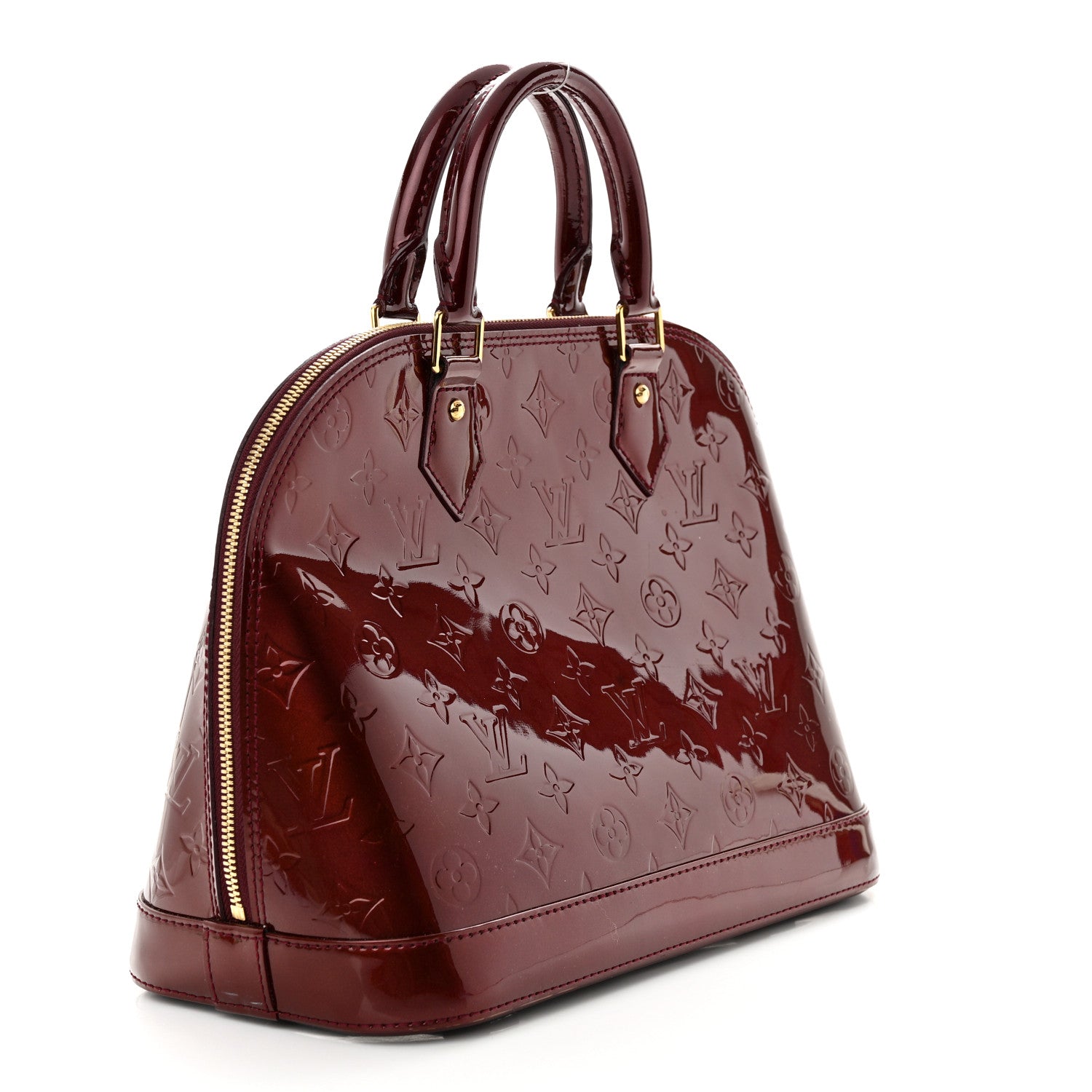 Louis Vuitton Vernis Alma PM Rouge Fauviste 3 of 11