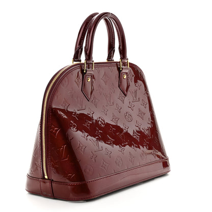 Louis Vuitton Vernis Alma PM Rouge Fauviste 3 of 11