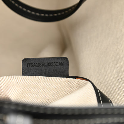 Burberry E Canvas Calfskin Summer Tote Graphite 11 of 13