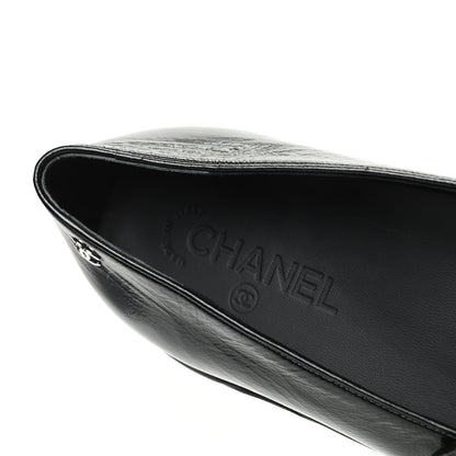 Chanel Calfskin Mary Jane Strap Pumps 40.5 Black 6 of 7
