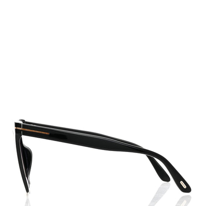 Tom Ford Acetate Sabrina Square Sunglasses TF764 Black 3 of 8