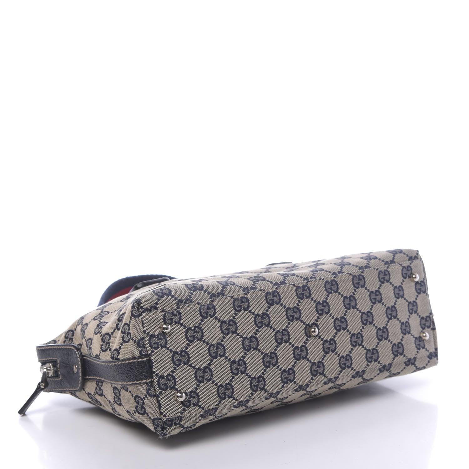 Gucci GG Monogram Web Pop Tote Navy 4 of 10