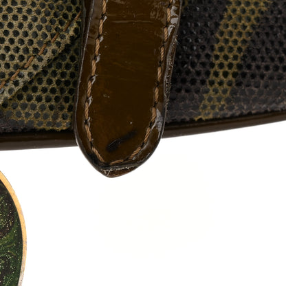 Christian Dior Pixelated Calfskin Camouflage Saddle Bag 11 of 14
