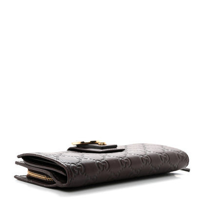 Gucci Guccissima Abbey Continental Wallet Chocolate 4 of 10