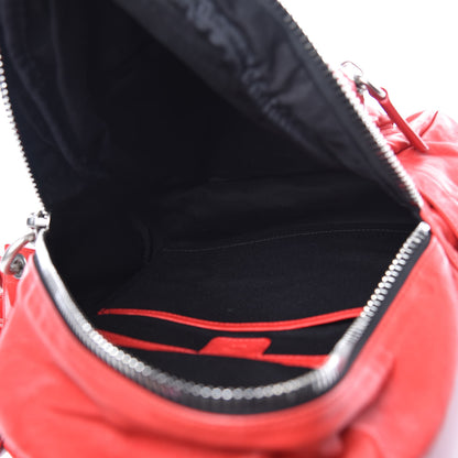 MCM Lambskin Tumbler Backpack Red 5 of 14
