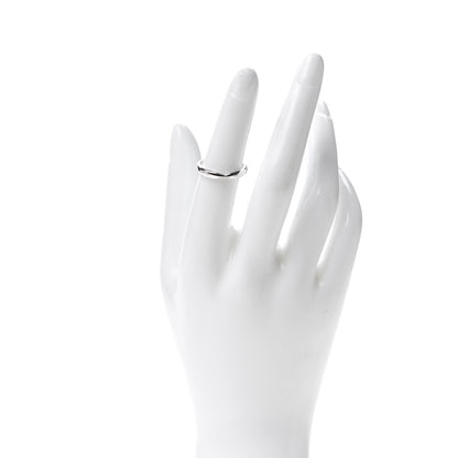Tiffany Platinum 3mm Harmony Band Ring 50 5.5 2 of 5