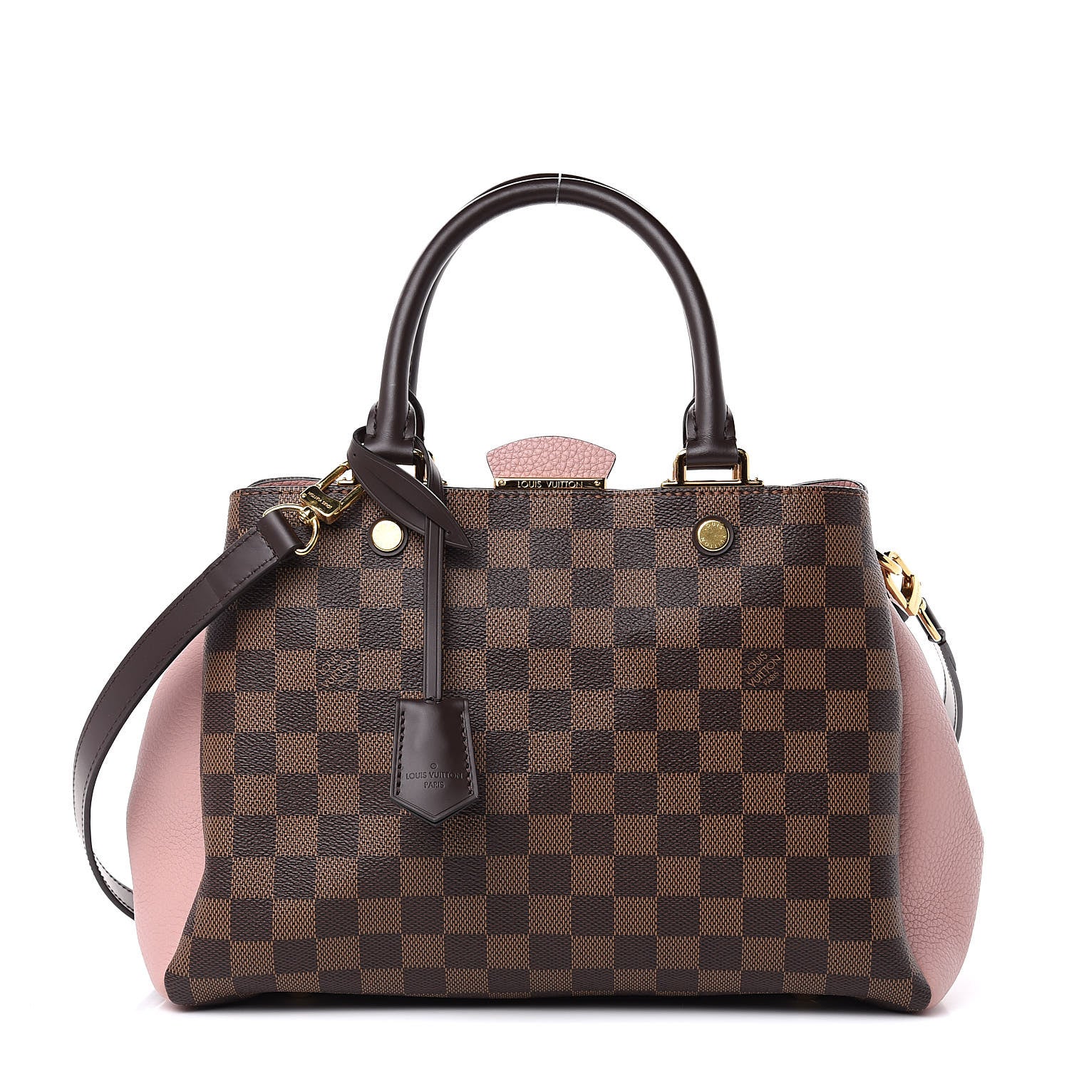 Louis Vuitton Damier Ebene Cuir Taurillon Brittany Magnolia 1 of 11