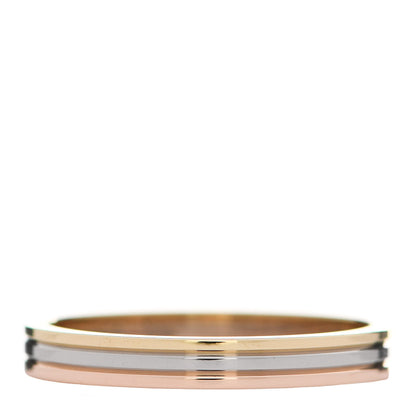 Cartier 18K Pink White Yellow Gold 2.5mm Vendome Louis Cartier Wedding Band Ring 51 5.75 3 of 7
