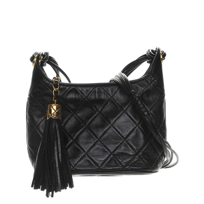 Chanel Lambskin Quilted Tassel Bag Black 1 of 11