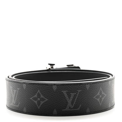 Louis Vuitton Calfskin Monogram Eclipse 40mm Shake LV Initiales Reversible Belt 100 40 2 of 7