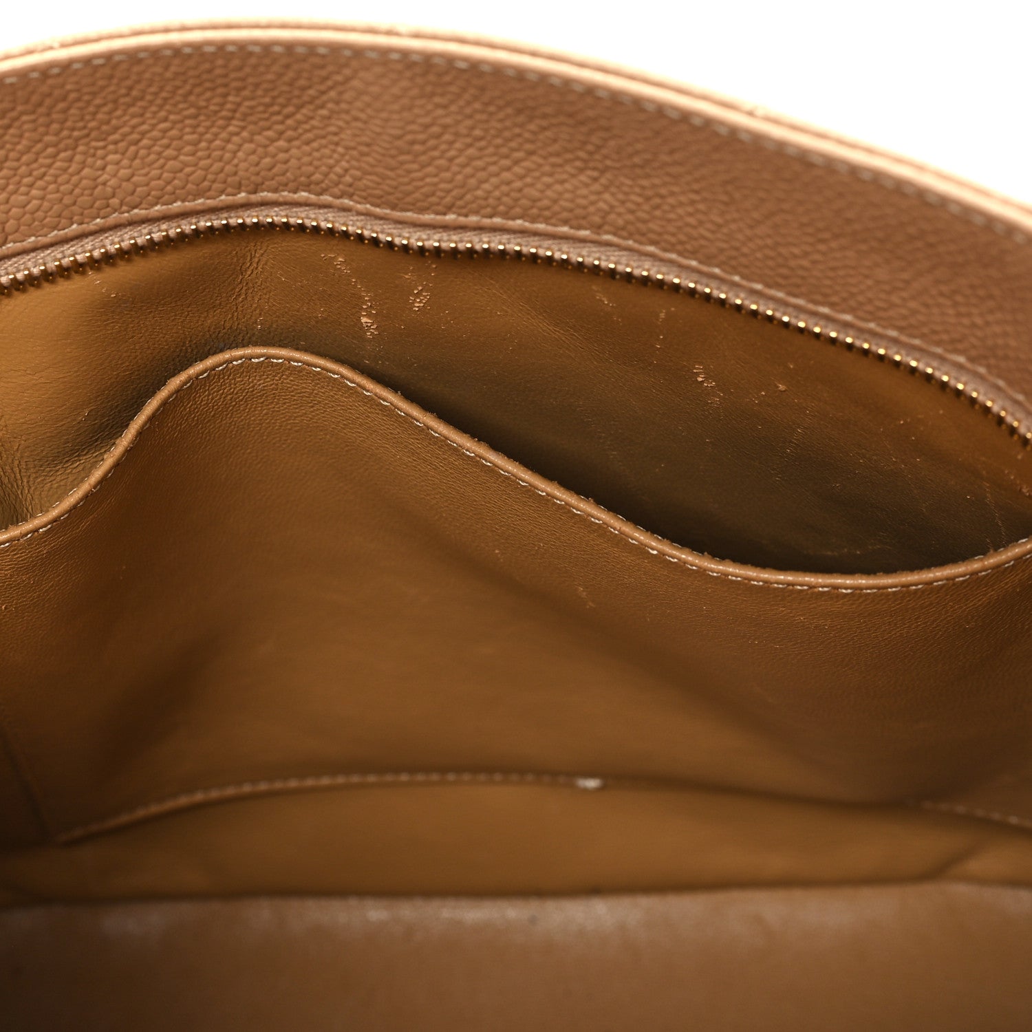 Chanel Caviar Quilted Medallion Tote Beige 11 of 11