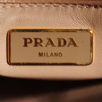 Prada Saffiano Vernice Promenade Dome Tote Cammeo 8 of 9