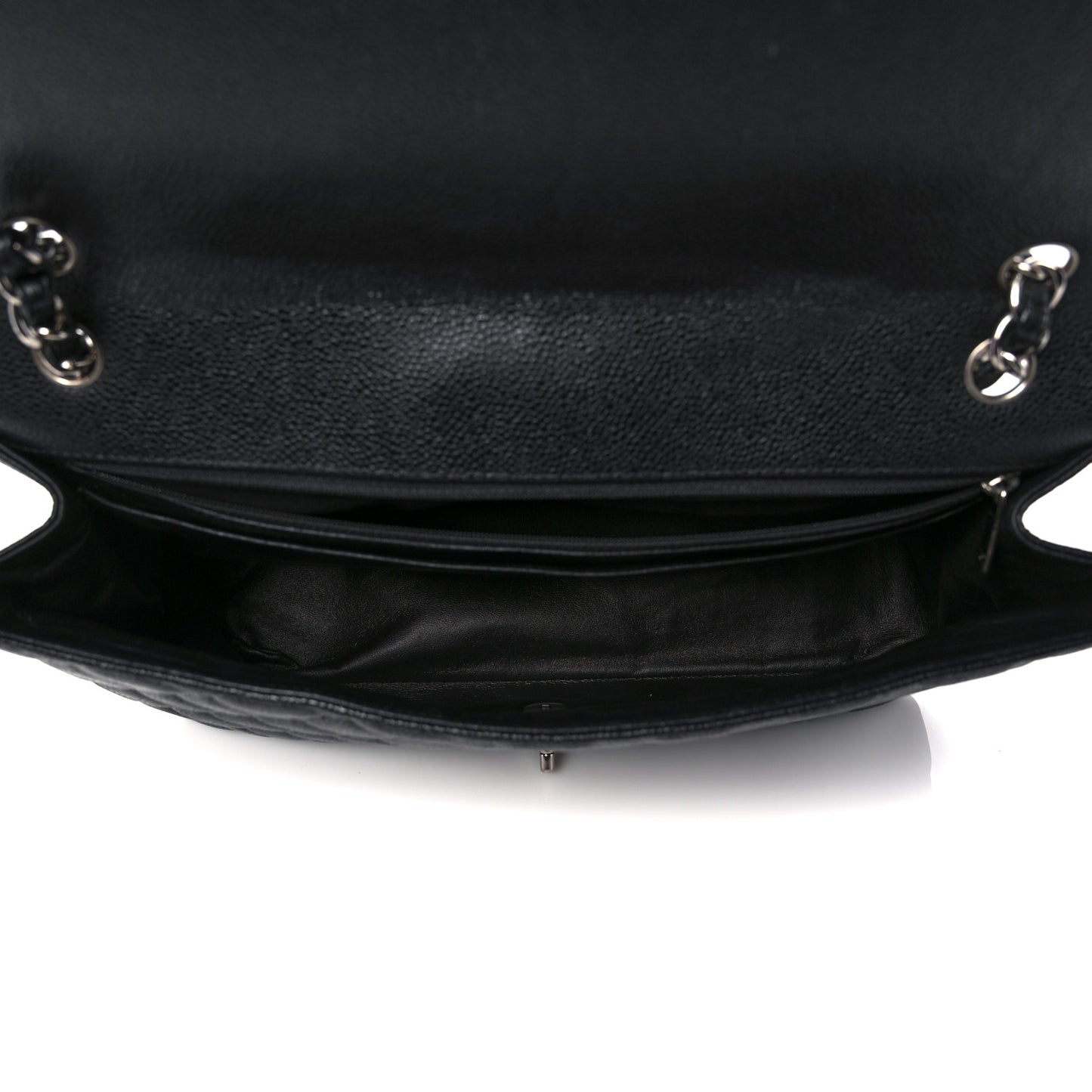 Caviar Quilted Maxi Single Flap Black