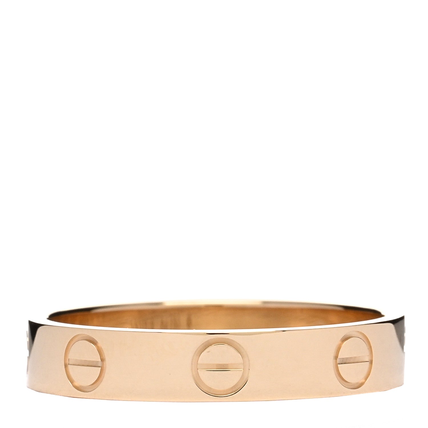 Cartier 18K Yellow Gold 3.5mm LOVE Wedding Band Ring 53 6.5 1 of 5