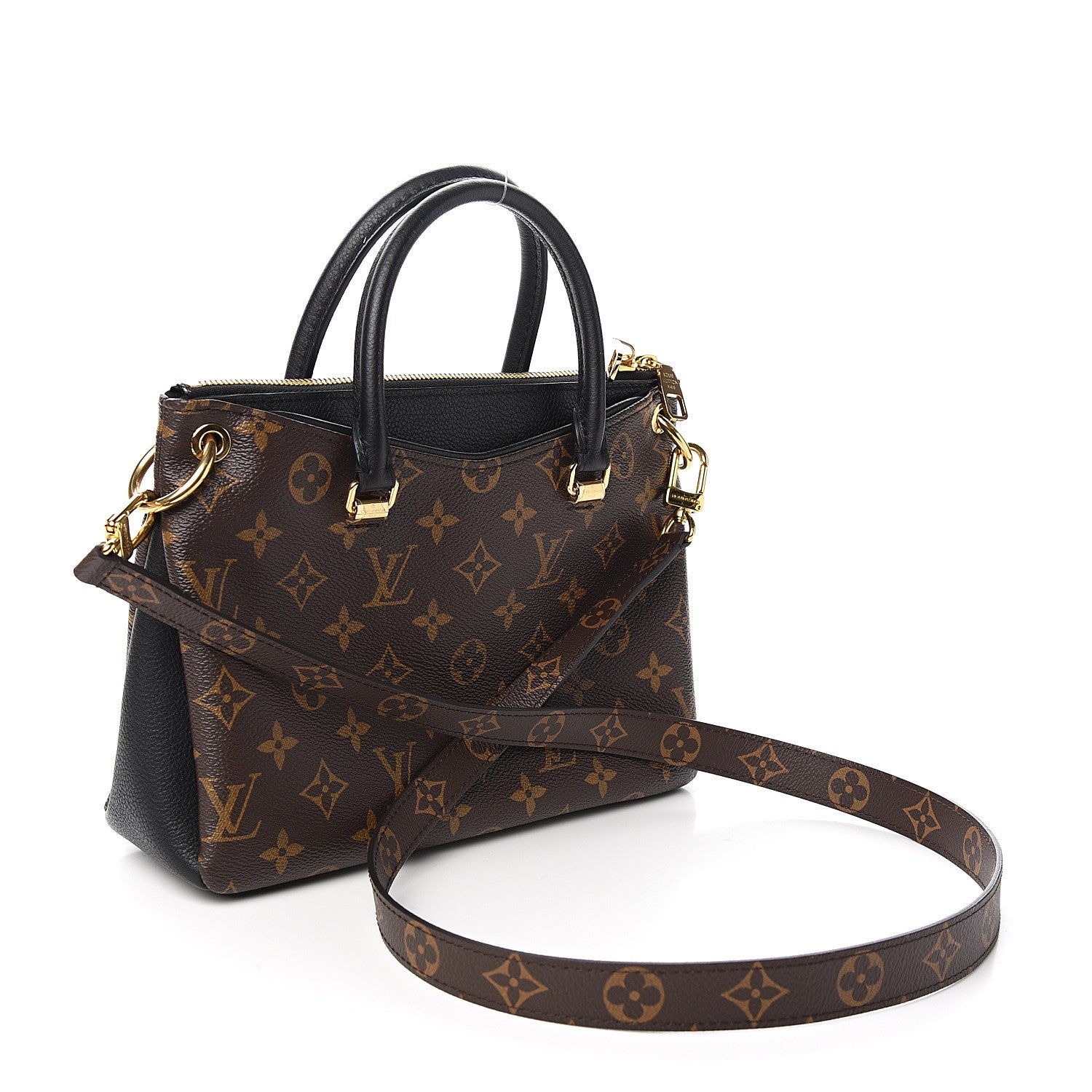 Louis Vuitton Monogram Pallas Full BB Black 2 of 9