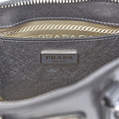 Prada Saffiano Lux Mini Promenade Tote Cromo 6 of 9