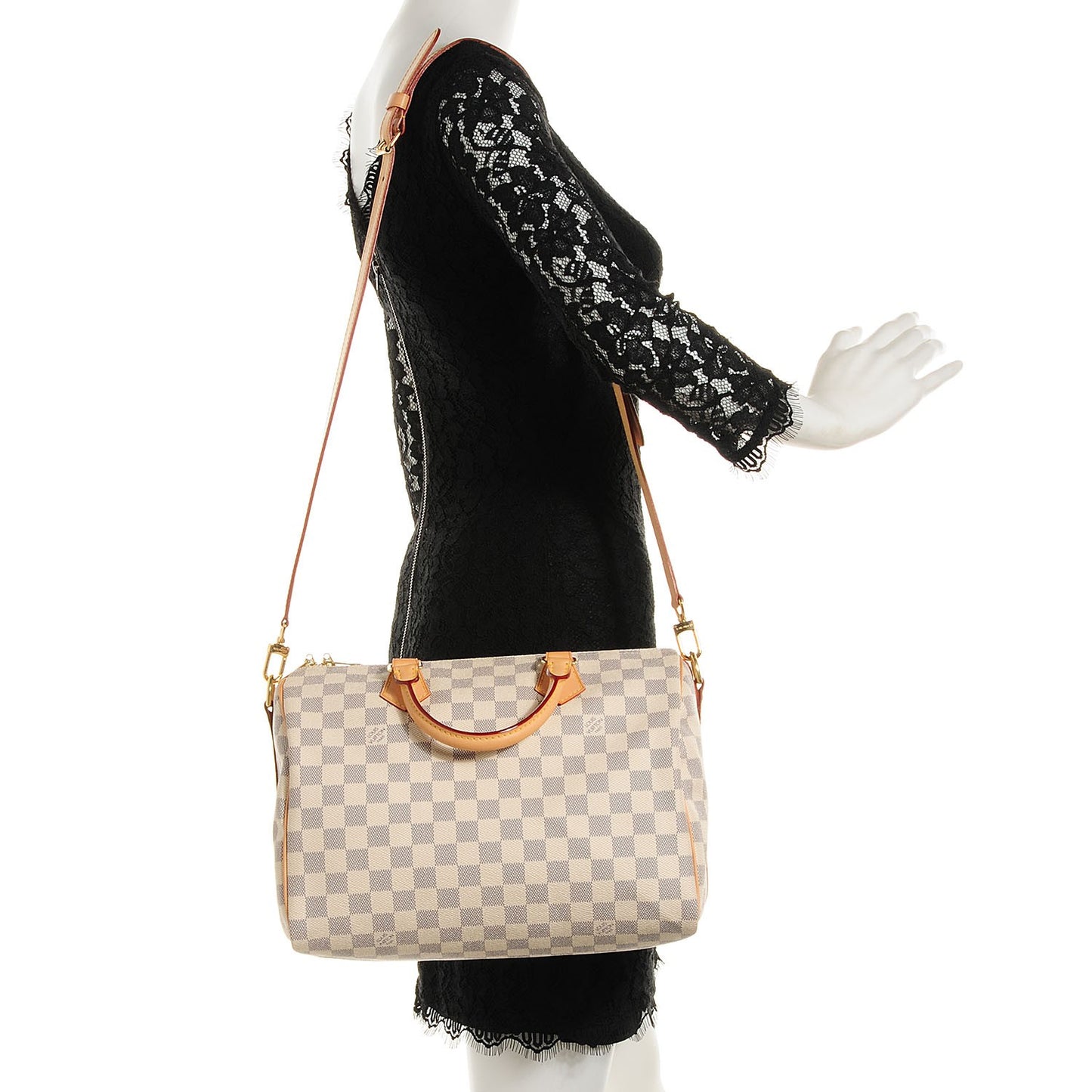 Damier Azur Speedy Bandouliere 30