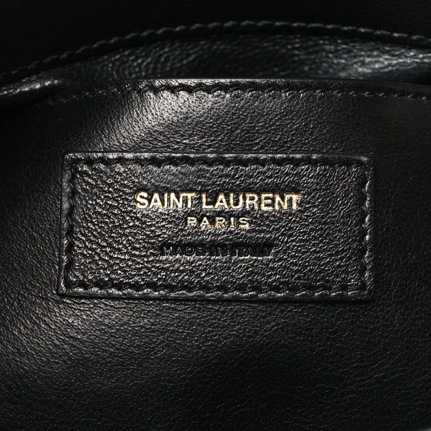 Lambskin Matelasse Monogram Small Vicky Chain Bag Black
