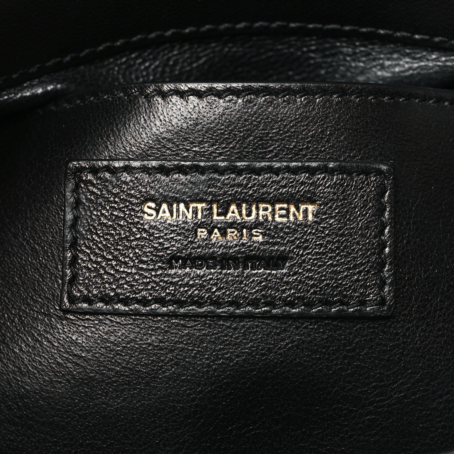 Saint Laurent Lambskin Matelasse Monogram Small Vicky Chain Bag Black 6 of 10