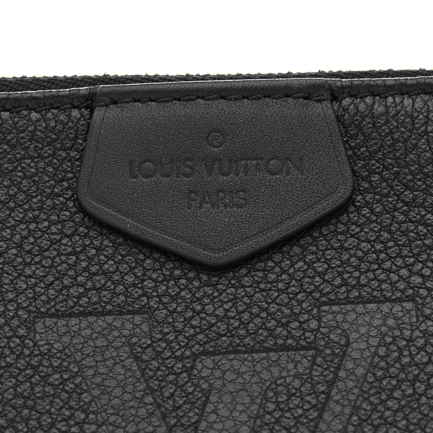 Louis Vuitton Empreinte Monogram Giant Multi Pochette Accessories Mini Pochette Black 6 of 7