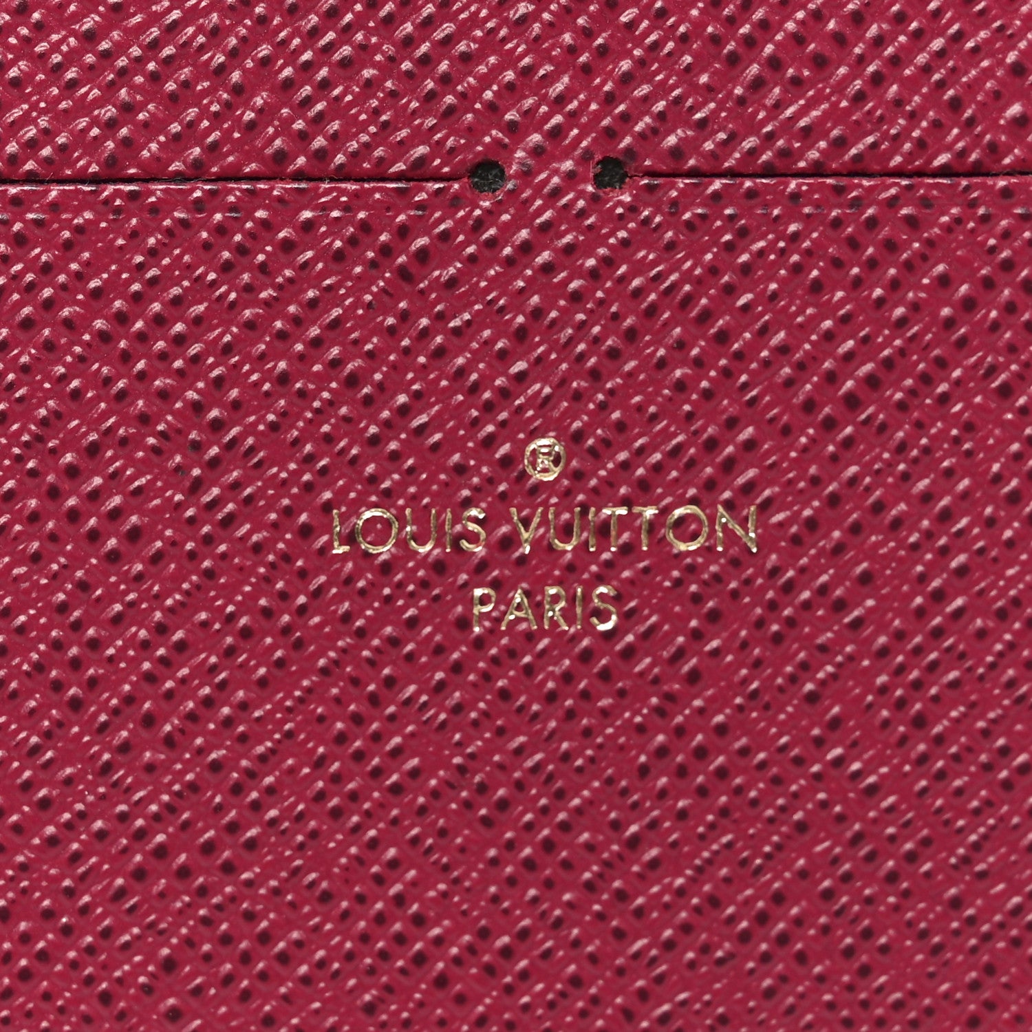 Louis Vuitton Calfskin Felicie Card Holder Insert Fuchsia 6 of 6