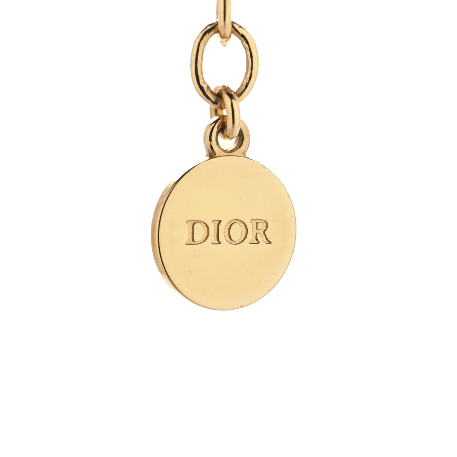 Christian Dior Pearl 30 Montaigne Bee Choker Necklace Gold Pink 5 of 6