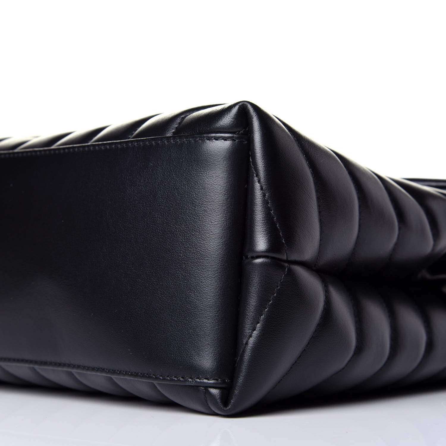 Saint Laurent Calfskin Y Quilted Monogram Medium Loulou Chain Satchel Black 9 of 9