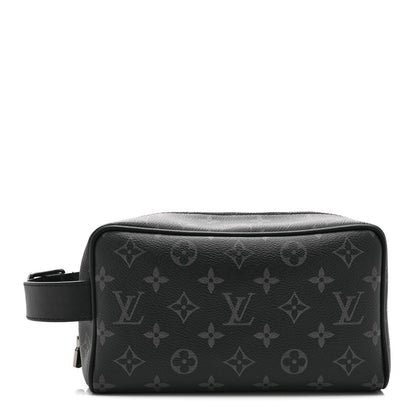 Louis Vuitton Monogram Eclipse Locker Dopp Kit Toilet Pouch 1 of 9